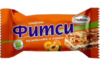 Конфета Конфета Фитси мультизлаки и курага