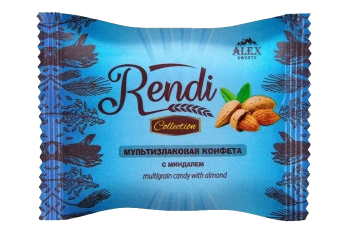 Конфета Конфета мультизлаковая Rendi Collection с орехом миндаль