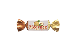 Конфеты Медунок с карамелью, арахисом и печеньем