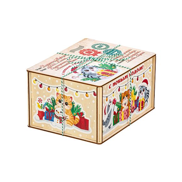 Сладкий новогодний подарок Котики (Взрослым)