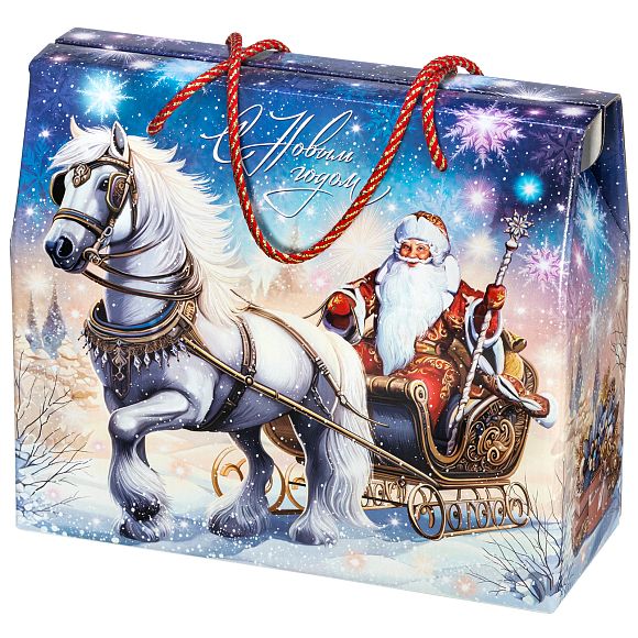 Сладкий новогодний подарок Сумочка Визит (Премиум)