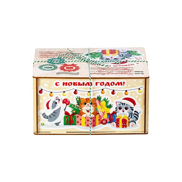 Сладкий новогодний подарок Котики (Взрослым)