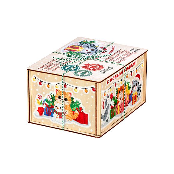 Сладкий новогодний подарок Котики (Взрослым)