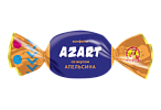 Конфета AZART со вкусом апельсина желейные глазированные