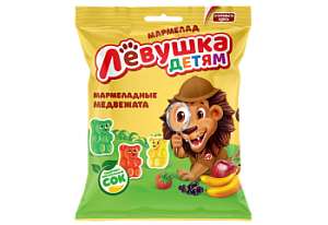 Мармелад жев. Левушка детям Медвежата 35 гр.