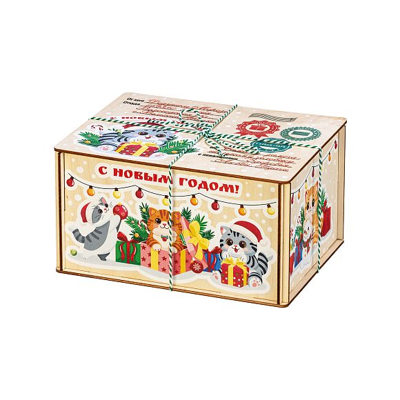 Сладкий новогодний подарок Котики (Взрослым)