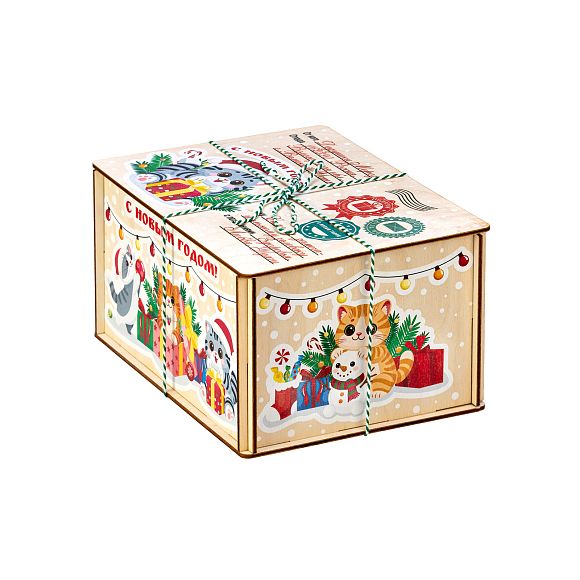 Сладкий новогодний подарок Котики (Взрослым)